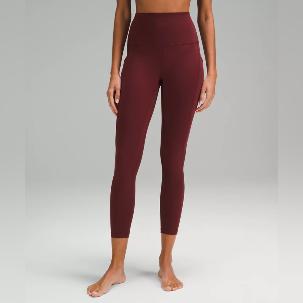 Lululemon Maroon Align Legging 25”